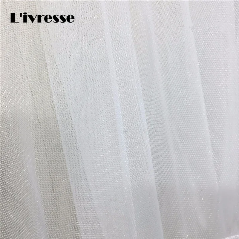 3 м Длинная фата невесты с гребнем 2 Слои свадебная лентой по краю собор короткая