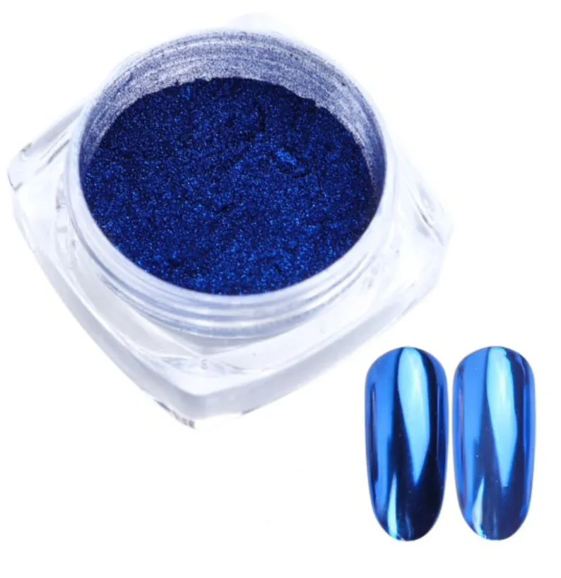 

0.5g Mirror Nail Glitter Powder 7 Colors Nail Chrome Pigment Dust Mirror Powder Chrome Platinum Pigment Dust Nail Art Glitter