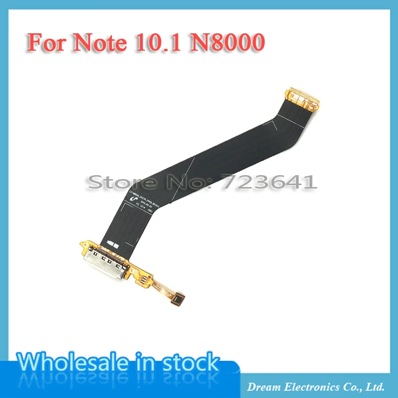 MXHOBIC 5 шт./лот порт для зарядки док разъем гибкий кабель Samsung Galaxy Note 10 1 N8000 зарядное