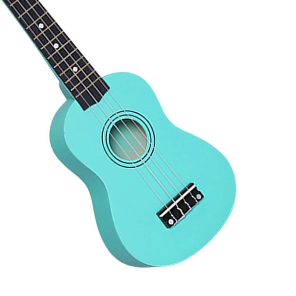 

21 Inch Soprano Ukulele Uke Spruce Sapele Four Strings plastic