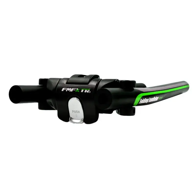 Green Ridestyle портативный высококачественный алюминиевый сплав 6061 складной руль для горного велосипеда MTB руль 25,4 мм/31,8 мм* 620 мм - Цвет: Green