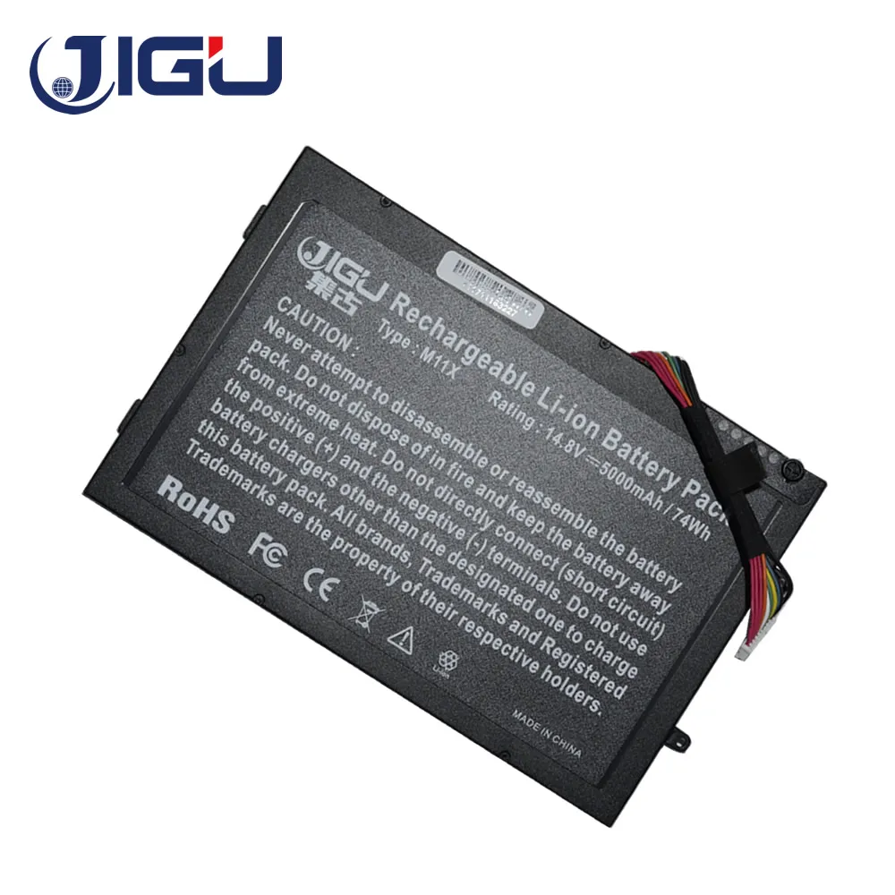 Аккумулятор JIGU для ноутбука 08P6X6 8P6X6 P06T T7YJR PT6V8 DELL Alienware M11x M14x R1 R2 R3|new laptop battery|laptop