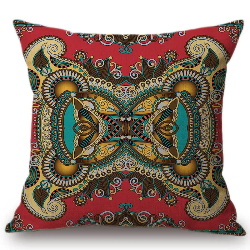 Декоративная подушка для дома с геометрическим рисунком пейсли|decorative designer