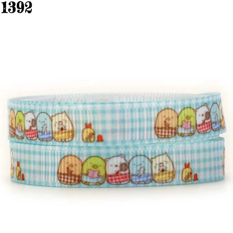 10 ярдов 3/8 дюйма 9 мм мультяшная лента sumikko gurashi корсажная с рисунком бесплатная