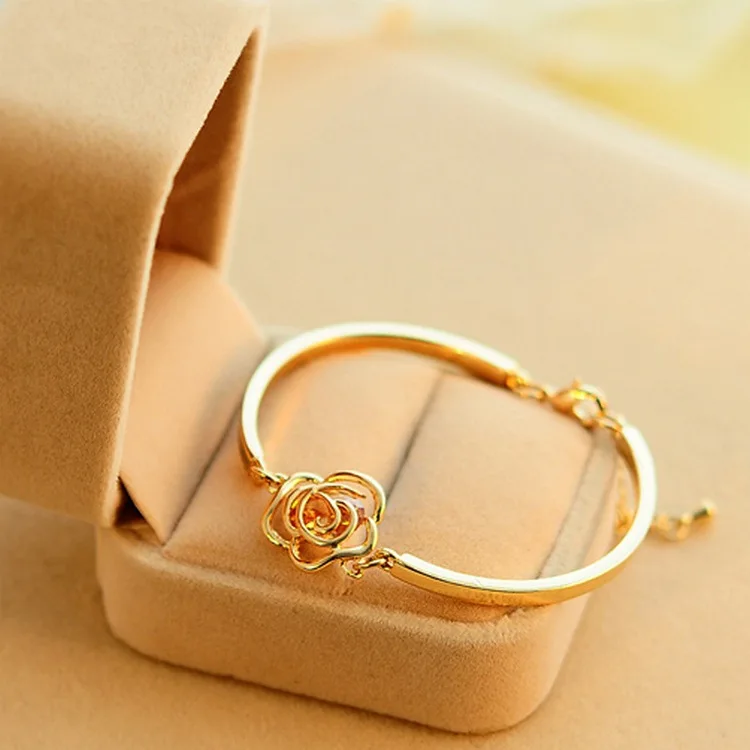 Корейская версия высококачественного браслета камелии с золотой розой 2020 новые