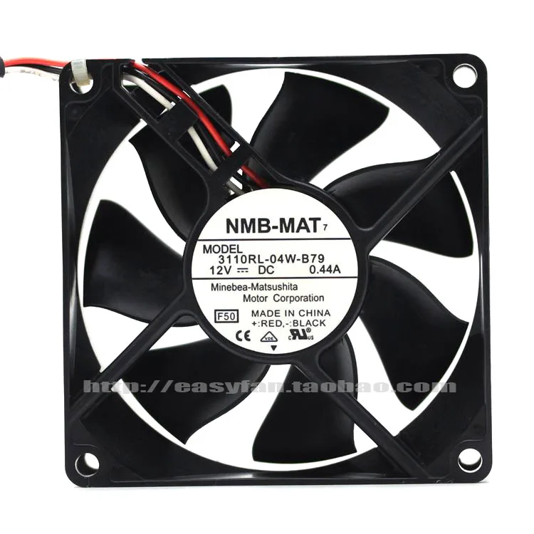 Новый NMB MAT НМБ 8025 DC12V 0.44A 3110RL 04W B79 F50 Вентилятор охлаждения| |