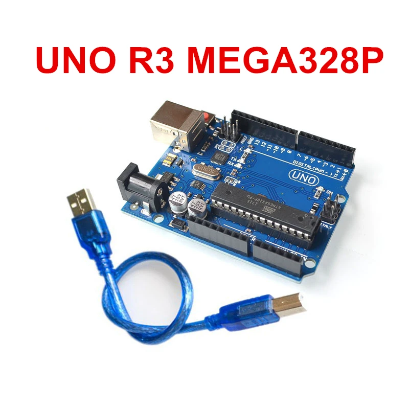 Высокое качество! UNO R3 MEGA328P ATMEGA16U2 для Arduino совместимый с кабелем | Мобильные