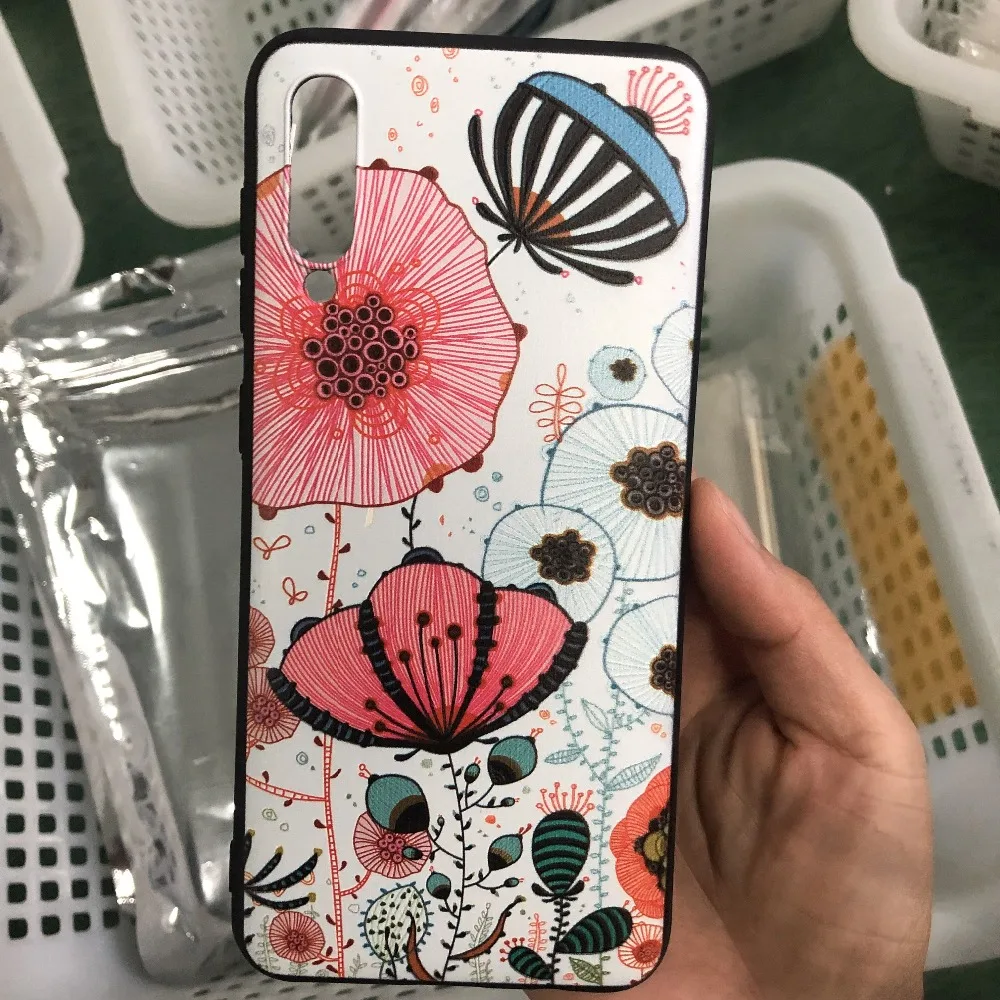 3D рельефный чехол для телефона с цветочным рисунком для Meizu M6 M5 Note 9 15 Plus M6T M5C 16S чехол TPU силиконовый чехол для Meizu Note 9 8 M6T M 6T