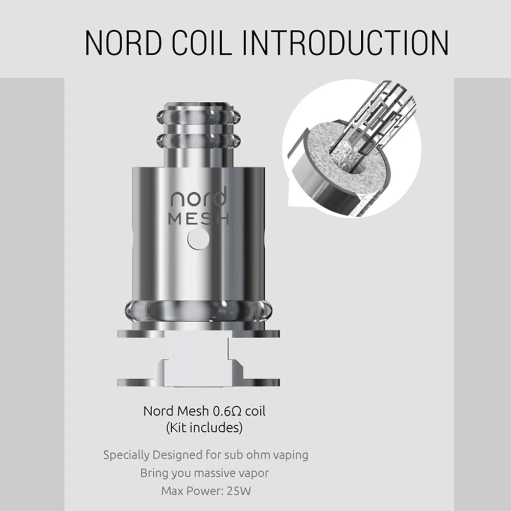 Оригинал SMOK Nord AIO 22 Vape KIT 3 5 мл электронная сигарета 2000 мАч батарея испаритель VS Pen