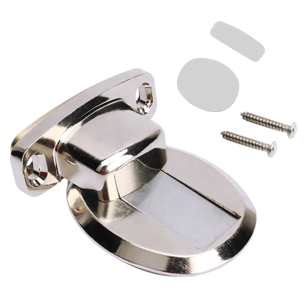 HOT SALE Magnetic Door Holder Stainless Steel Hidden Stopper Toilet Noiseless Doorstop