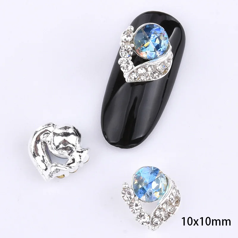 TCJ13d 10 шт. Кристалл ongles decoracion Унас блестящие драгоценные камни для ногтей Амулеты Стразы для украшения ногтей материалы инструменты поставки TCJ12~ 16 - Цвет: TCJ13d