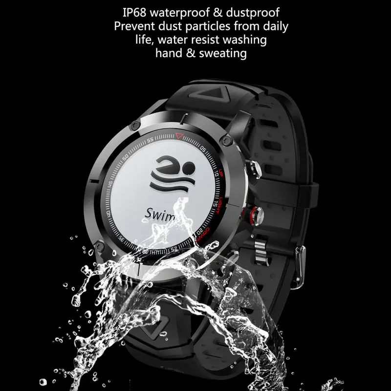 G01 gps Смарт часы Для мужчин IP68 Водонепроницаемый монитор сердечного ритма
