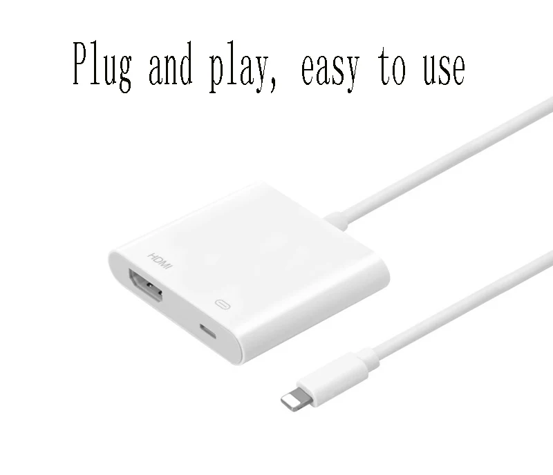 Применимо к Apple iPhone5s 6s 6s плюс 7 8 s iPad к HDMI HD кабель подключения мобильного телефона ТВ данных кабель преобразования линии