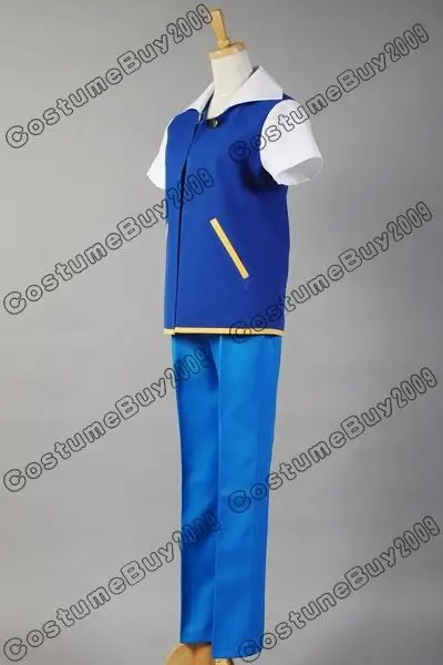 Костюм для косплея Pokemon GO Ash Ketchum Satoshi Сезон 1 костюм на Хэллоуин|cosplay costume|halloween