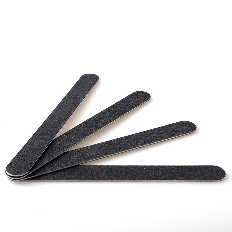 10pcs Wooden Nail File 240/320 Black Strong Thick Professional Buffer Sandpaper Buffing Sanding Files Tool | Красота и здоровье