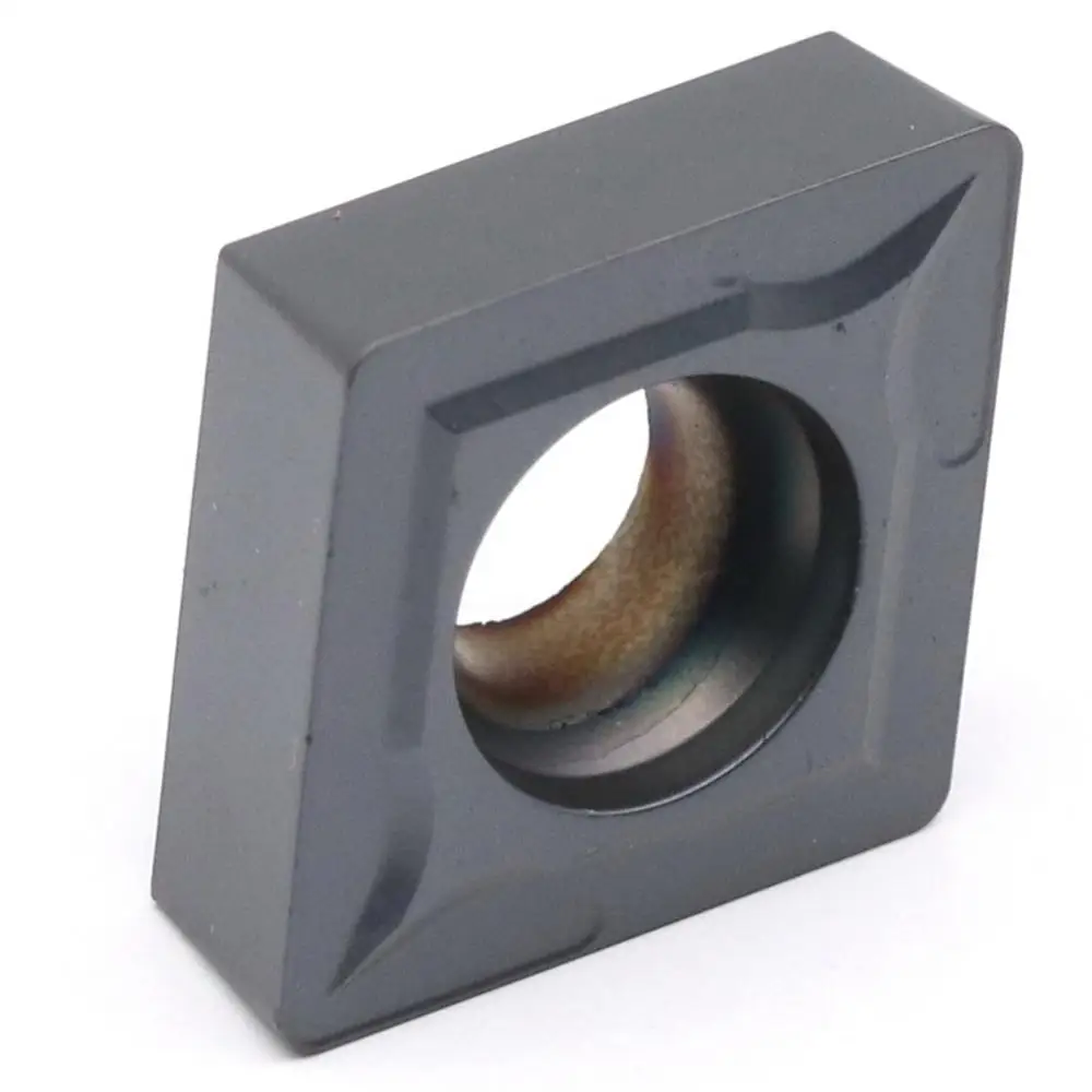 MZG-piezas de torneado de Herramientas de Torneado CNC, insertos de carburo de procesamiento de acero inoxidable, CCMT 06 02 04 ZM30, 10 Uds.