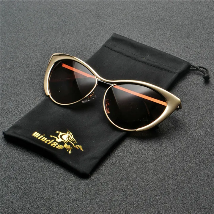 2019 женские солнцезащитные очки ретро модный дизайн кошка зеркальные для мужчин