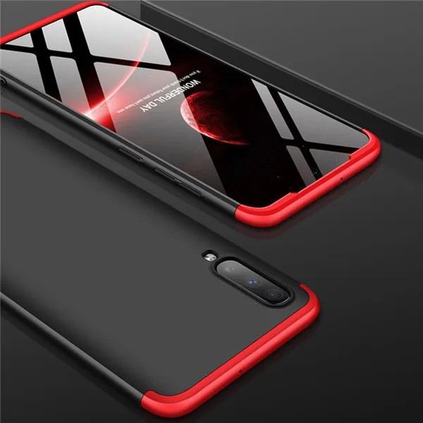 Black red Чехол для samsung Galaxy A70, индивидуальная простроченная защита+ ультратонкая защитная задняя крышка для телефона, чехол для Galaxy A 70 - Цвет: Black red