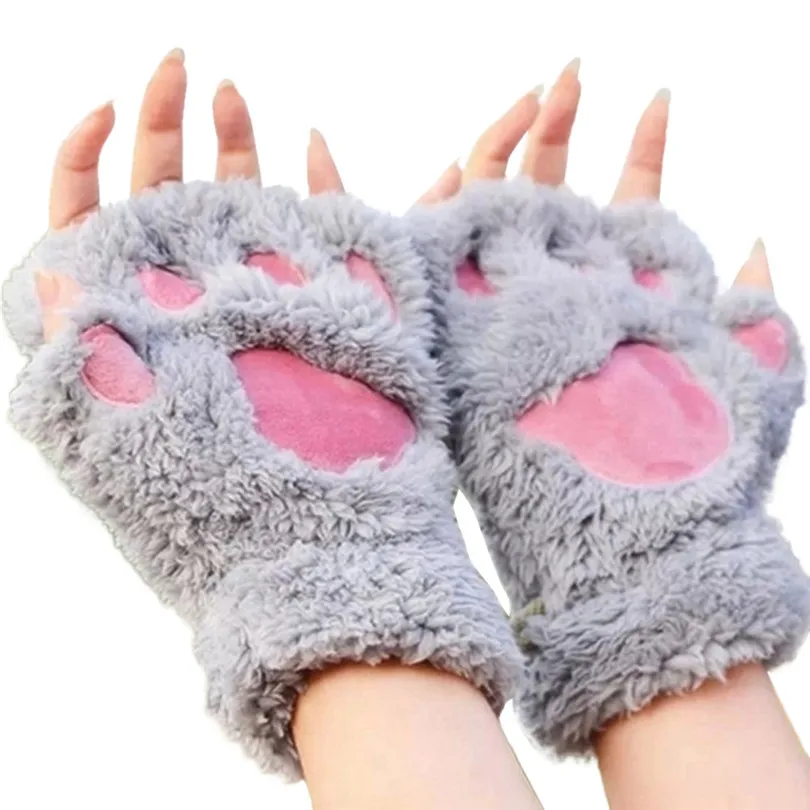 Женские зимние перчатки с открытыми пальцами, зимние перчатки, 30SR21
