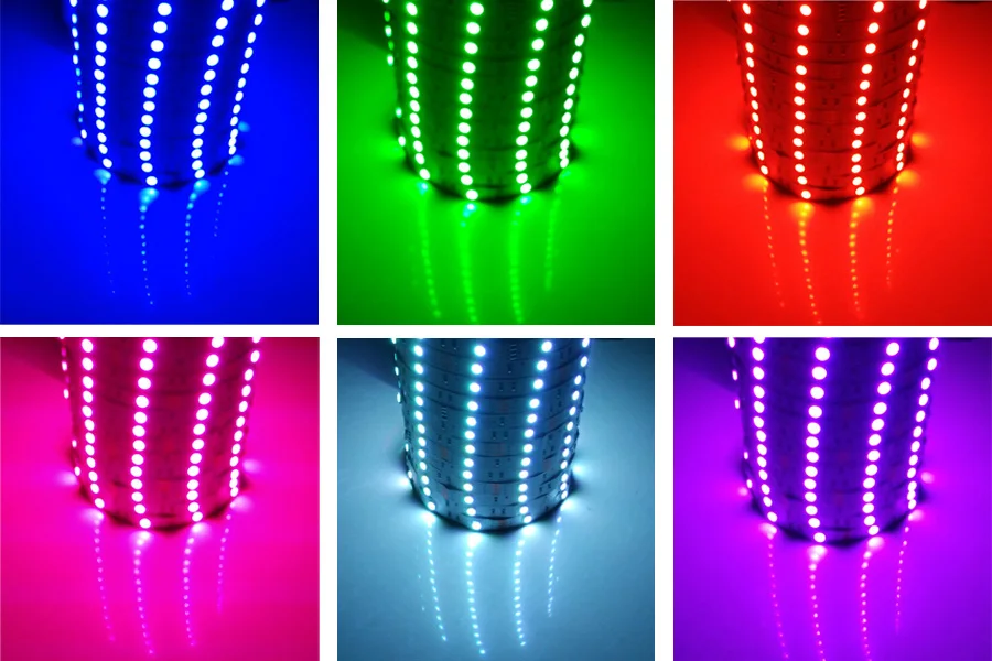 Светодиодная лента RGB, гибкий светильник в полоску, DC 12 В SMD 5050, 10 м, Светодиодная лента ruban, цветная музыка+ WiFi контроллер+ адаптер питания, штепсельная вилка EU/US/AU