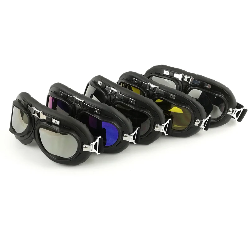 1 шт. черная оправа для очков мотоциклетные очки винтажные Пилот Бесплатная