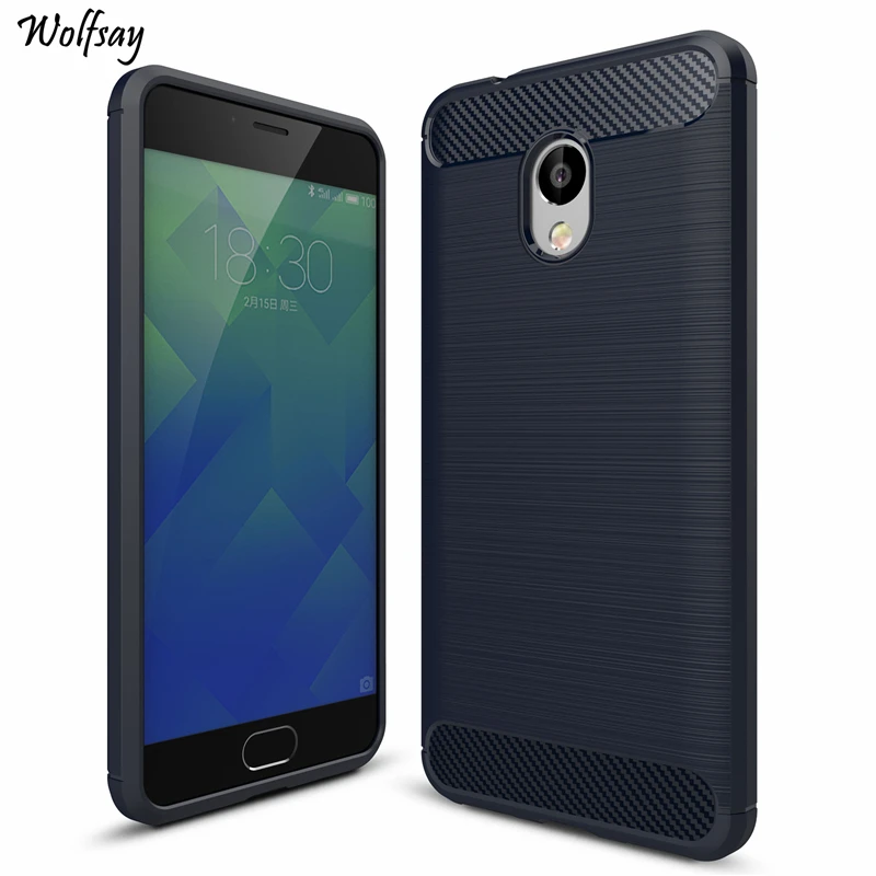 Чехол wolfsay Meizu M5S мягкий чехол из ТПУ прочный защитный для задней панели M5s Meilan 5S