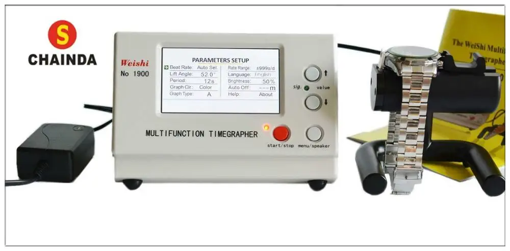 Weishi Многофункциональный Timegrapher Профессиональный Machenical часы испытательная машина № 1900