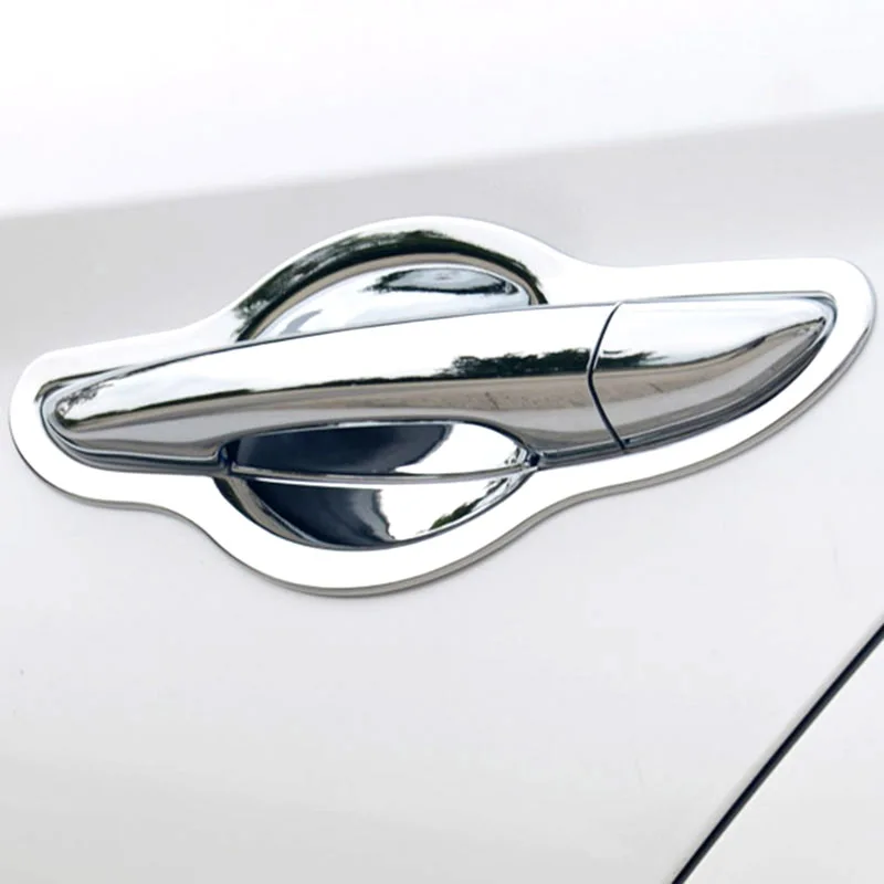 Для hyundai Sonata LF- хромированная наружная дверная ручка Чаша крышка чашки полость протектор отделка вставка формовочная рамка
