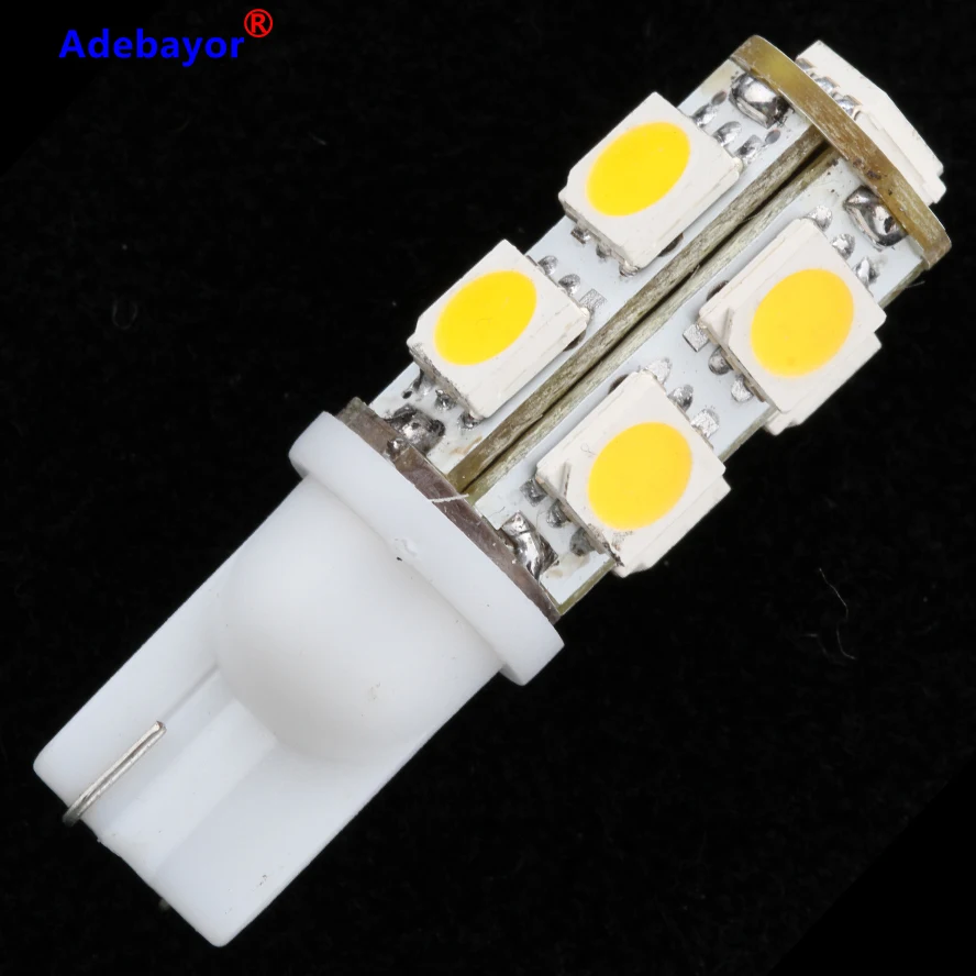 500X T10 9 SMD 5050 Светодиодная Автомобильная Лампа 194 W5W для чтения двери угловой сигнал