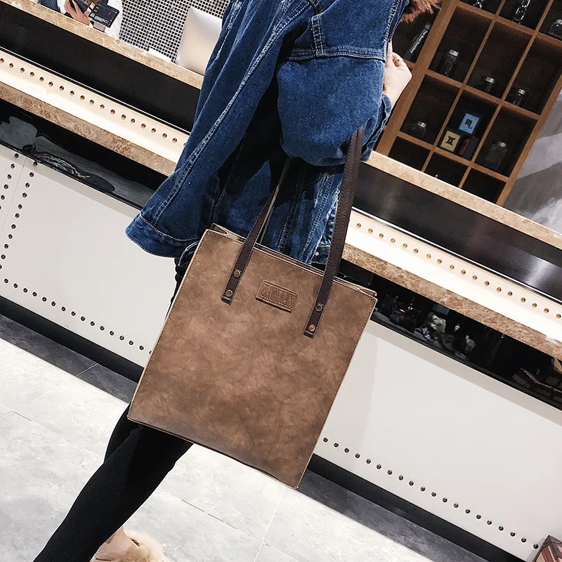 Женская сумка 2018 осень и зима новый европейский американский Ретро Простой