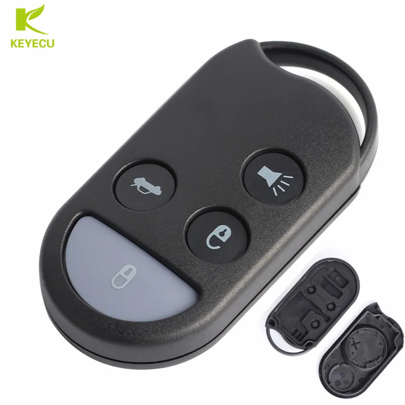 KEYECU Новый Сменный Чехол для дистанционного ключа Fob 4 кнопки Infiniti I30 1995 1999 Nissan Maxima