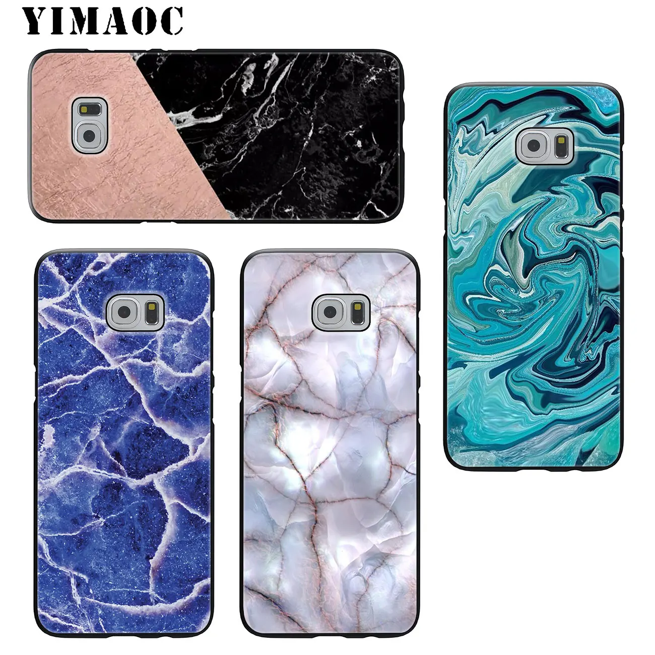 Мягкий силиконовый чехол YIMAOC для Samsung Galaxy S10 Plus S9 S8 S6 S7 Edge S10e E|Бамперы| |