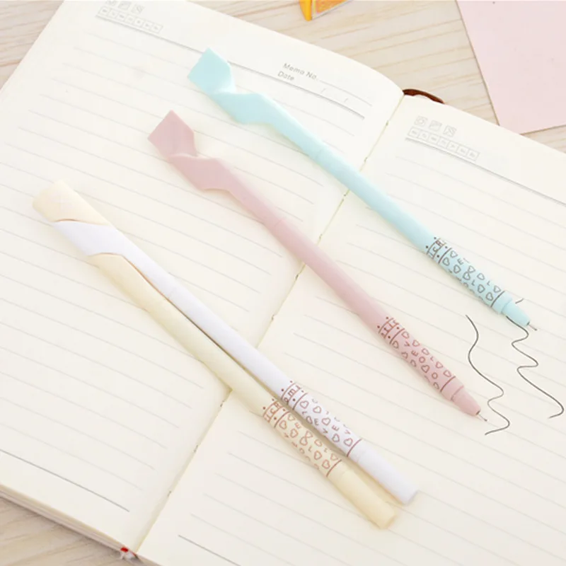 2 шт./упак. двойной пара гель черные чернила для ручки кавайные канцелярские