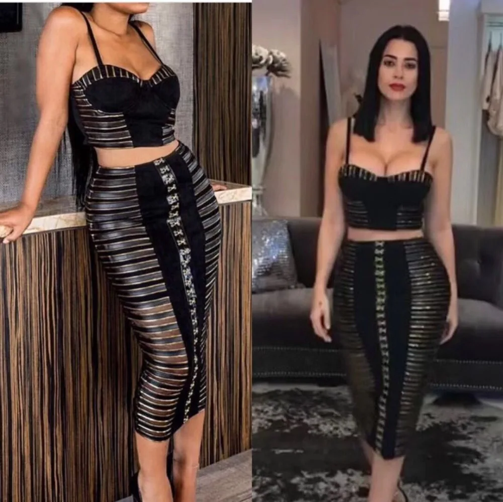 Элегантные высококачественные пикантные женские черные без бретелек комплект