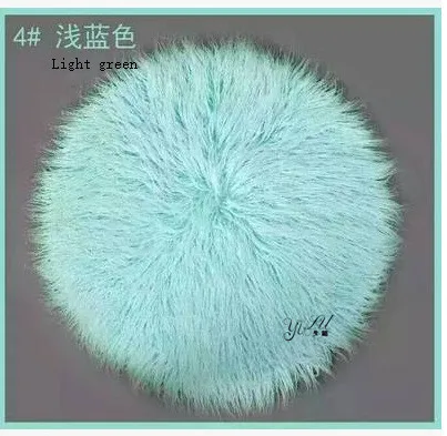 Круглый реквизит для новорожденных из искусственного меха 80*80 см|newborn prop faux fur|basket
