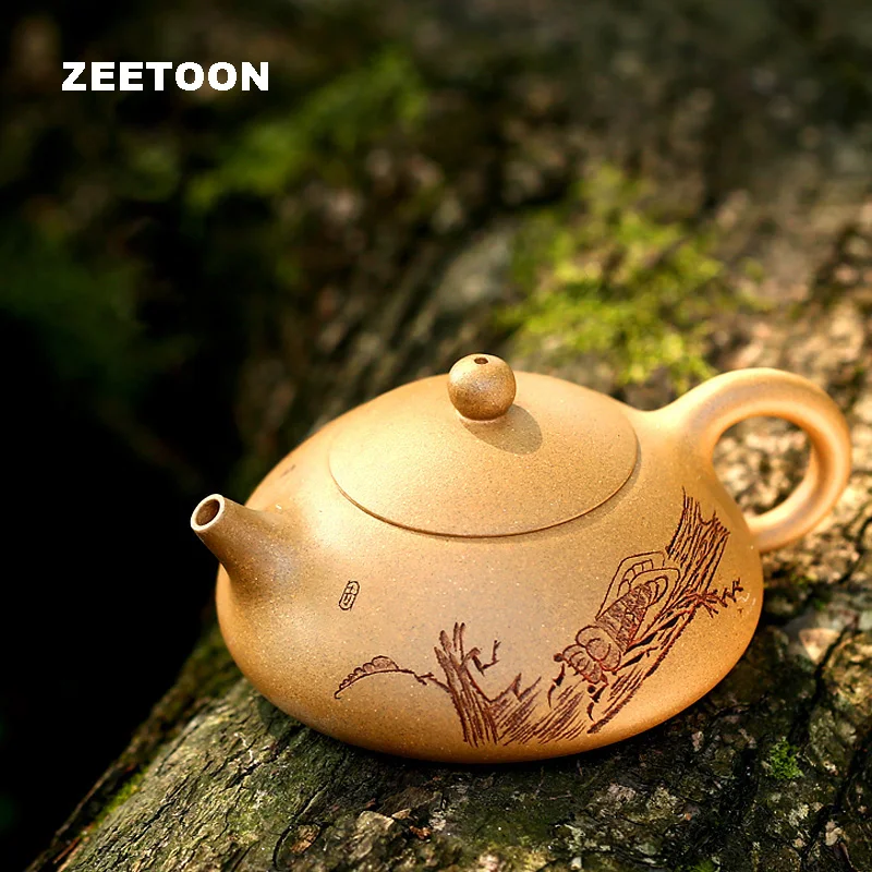 Аутентичный чайный горшок из исинской глины 210cc ручная работа китайский здоровье