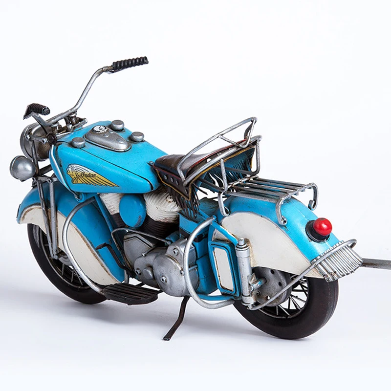 American country retro 53 years Indian motorcycle model Bar Cafe studio clothing shop window display of children room decoration | Дом и сад