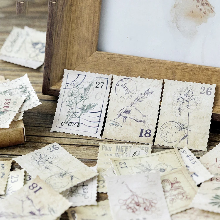 44pcs forest stamp design sticker as Gift Tag Christmas gift Decoration scrapbooking DIY Sticker | Дом и сад