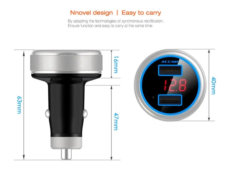 ACCNIC Bluetooth автомобильный комплект MP3-плеер громкой связи беспроводной