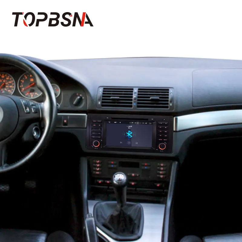 TOPBSNA Android 10 автомобиль радио плеер для BMW X5 E53 M5 5 Sesies E39 GPS навигации мультимедиа 1 Din