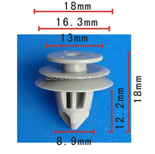 

20x OEM for Honda for Acura On Universal Nylon Door Trim Panel Retainer Clip 18x12mm 91560-SLJ-J01 91560SLJJ01