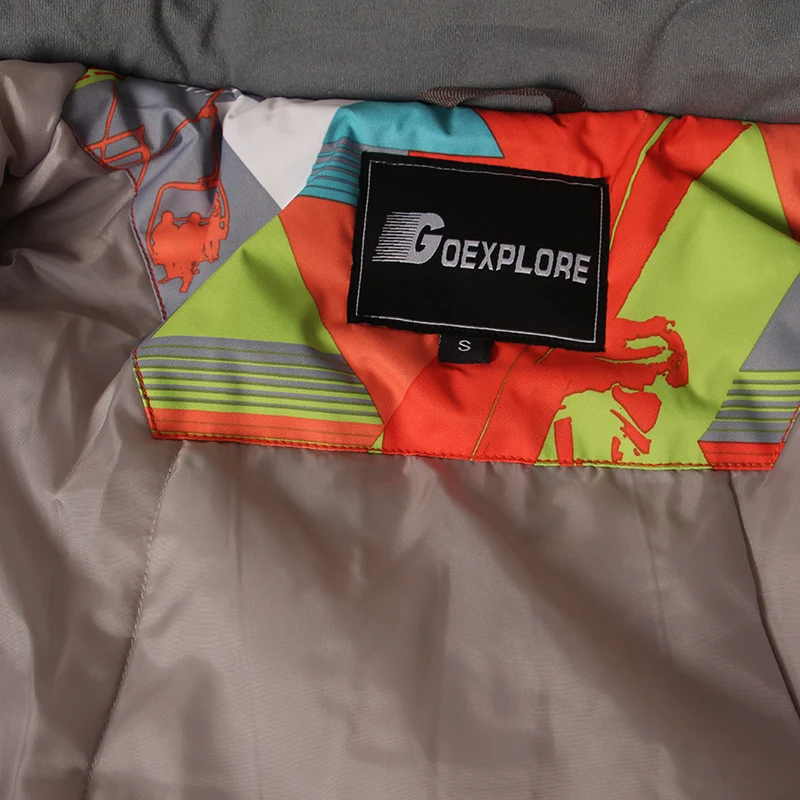 Goexplore ore лыжный костюм женский зимний ветрозащитный водонепроницаемый жакет для