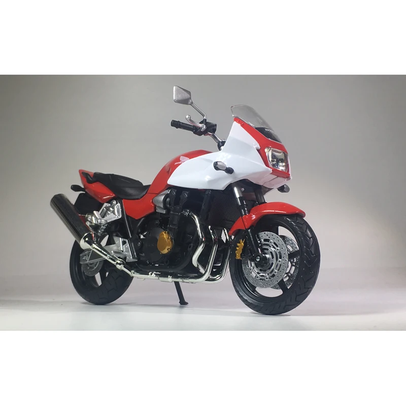 Красная модель мотоцикла HONDA CB1300 в масштабе 1:12 статическая Коллекционная готовый