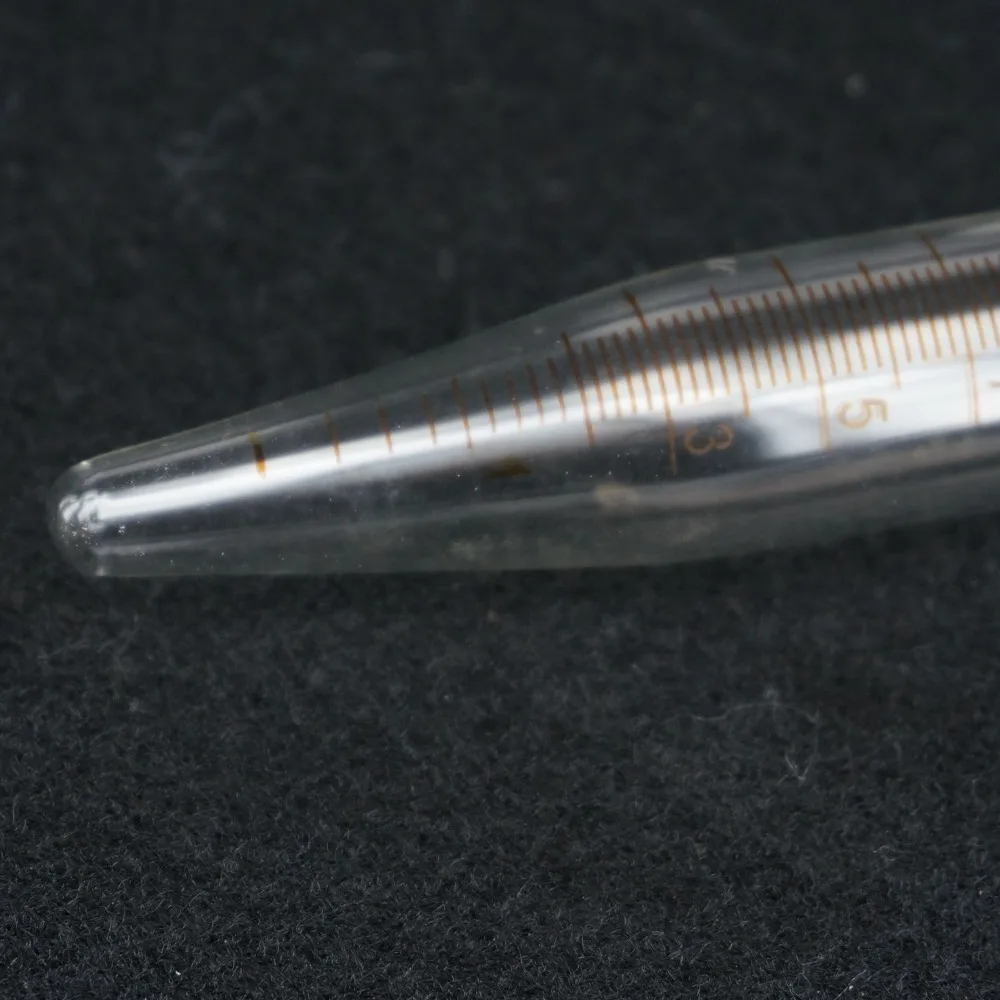 Лабораторная стеклянная цилиндрическая центрифужная трубка 15 мл с стопором