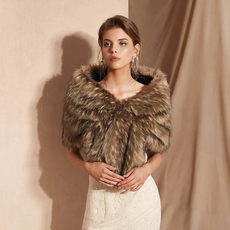 Forevergracedress элегантные мягкие осенне-зимние куртки-болеро Свадебные пальто шали шарфы PJ307