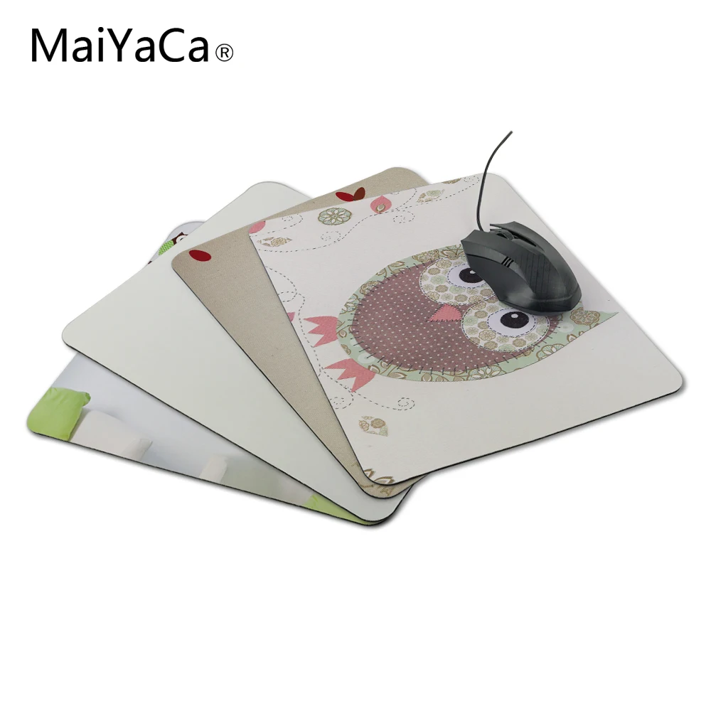 MaiYaCa милый мультфильм сова с коробкой упакованы Silon aming коврик для мыши 180x220x20мм |