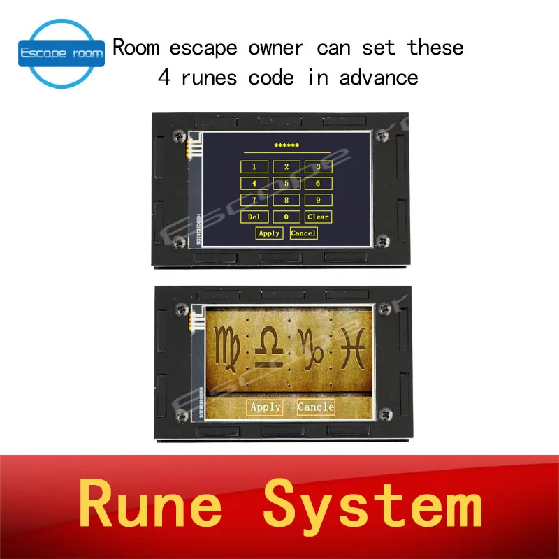 Авантюрист escape room игра prop руны системы символ с буквами алфавита настроить на