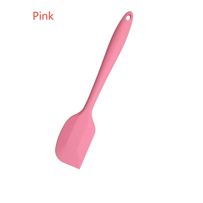 Pink Пищевая Кухня Силиконовый крем масло торт шпатель скребок для смешивания теста кисть для масла щетки для выпечки инструмент для выпечки Кухонные Принадлежности - Цвет: Pink