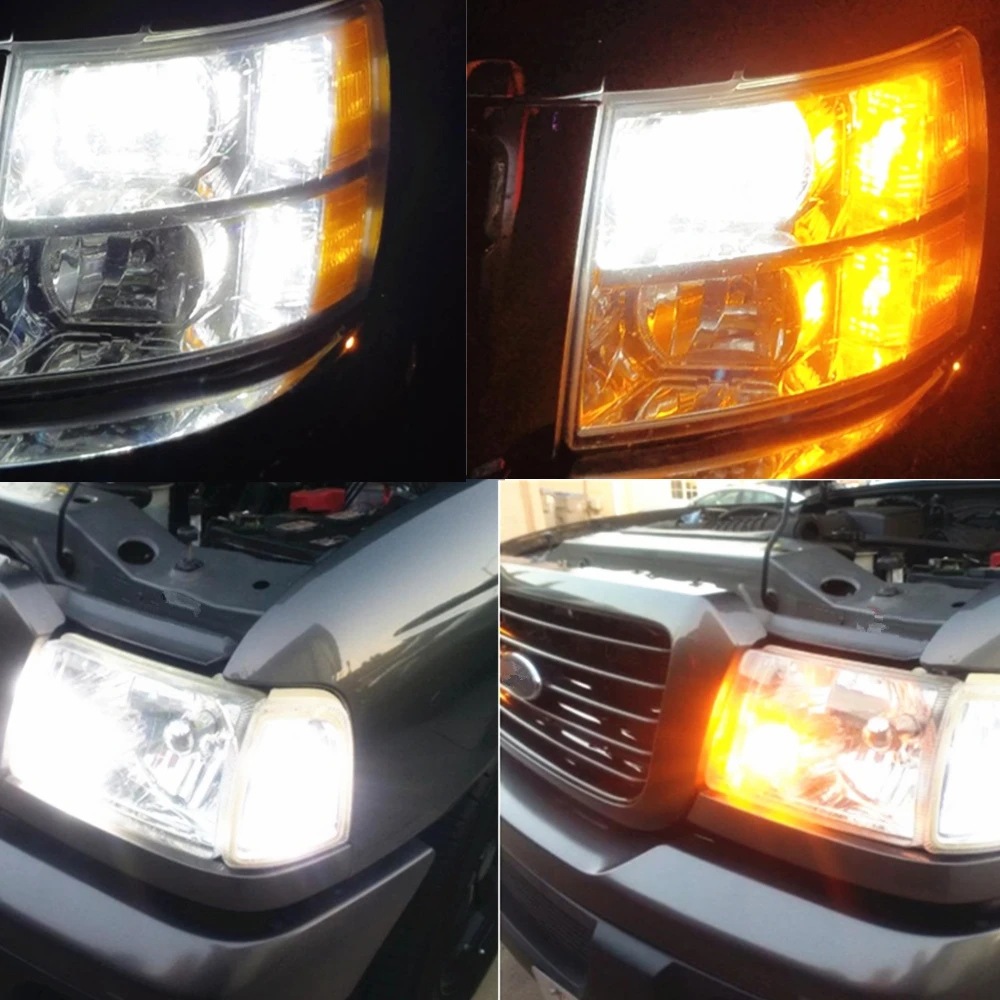 WLJH 2x автомобиль 7440 7443 светодиодный T20 W21W 5630SMD горки стайлинга автомобилей авто