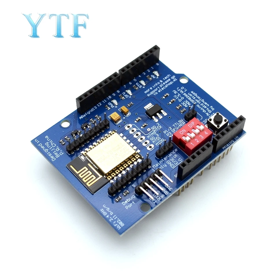 ESP8266 веб сервер серийный WiFi Плата расширения Защитная ESP 12E|Аксессуары для